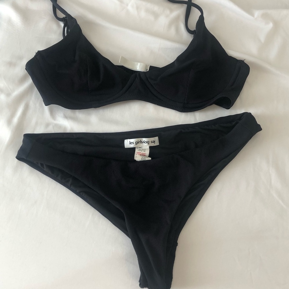 COPY - NWOT les boys lea girls bikini set size M